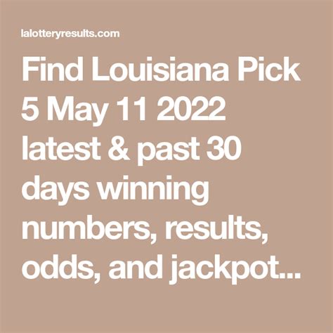 www.louisianalottery.com lotto|louisiana lottery winning numbers and results.